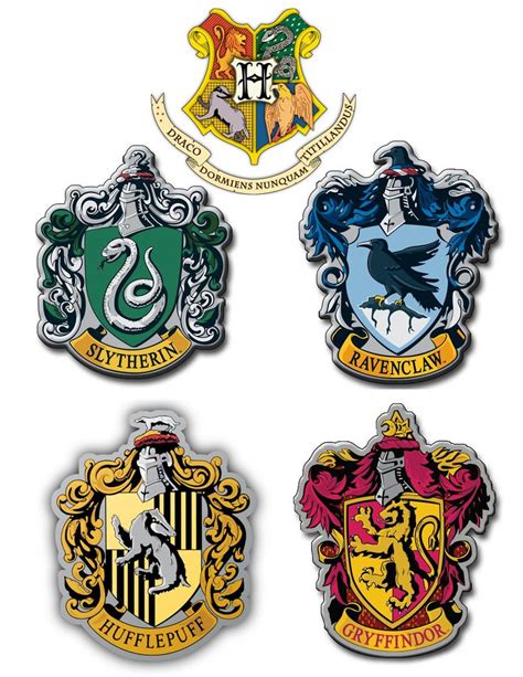 Hogwarts House Crests - sm | Harry potter printables, Harry potter ...