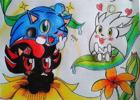 Sonic, Shadow and Silver as Chibi Chaos ^w^ by ReachEndlessly16 on DeviantArt