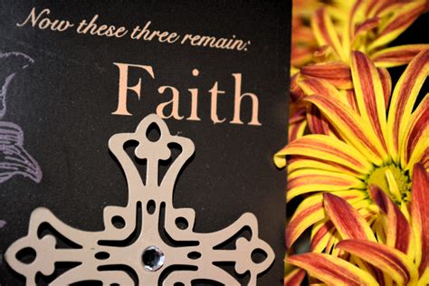 Faith Flower Mum Cross Christian Free Stock Photo - Public Domain Pictures