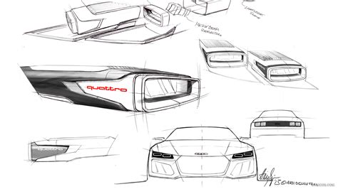 Audi Sport quattro Concept (2013) - Design Sketch | HD Wallpaper #29