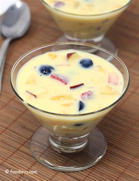 Fruit Custard Recipe - Quick and Easy Dessert for Party