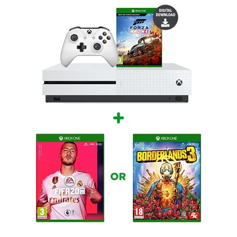 Xbox One S 1TB Forza Horizon 4 Bundle & Any Game - Xbox One Console Bundle Deals UK