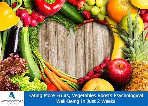 Eating More Fruits, Vegetables Boosts Psychological Well-Being In Just 2 Weeks