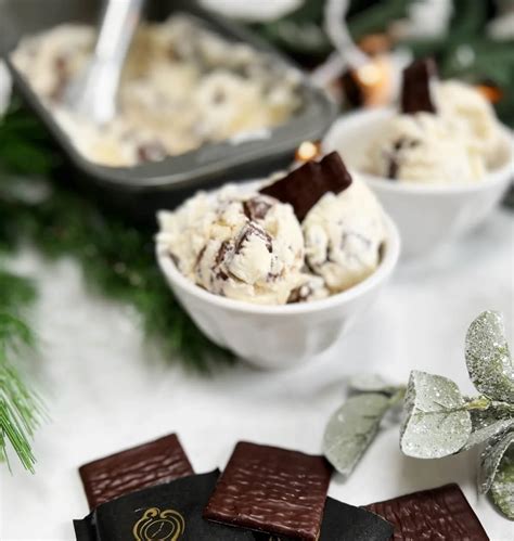 No Churn After Eight Ice Cream - Jolly Festive