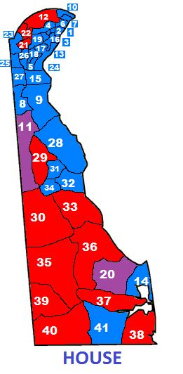 The New Senate and House Maps : Delaware Liberal