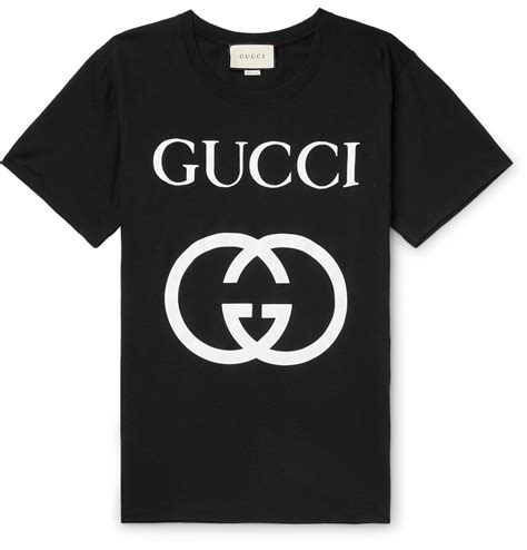 Gucci - Logo-Print Cotton-Jersey T-Shirt - Men - Black | The Fashionisto