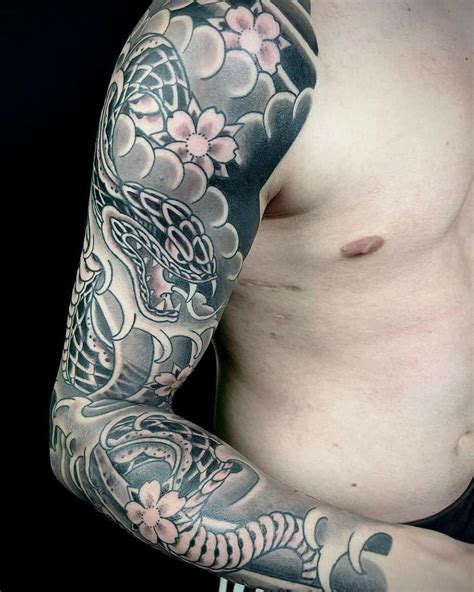 🔥 Japanese Snake Tattoo Guide, meanings and +10 designs