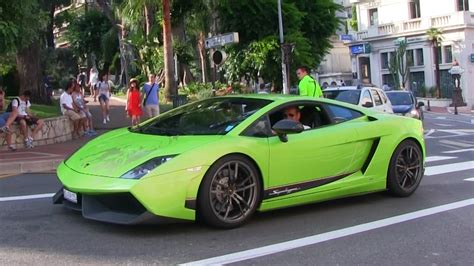 BEAUTIFULL GREEN Lamborghini Gallardo Superleggera in Monaco | WING OR ...