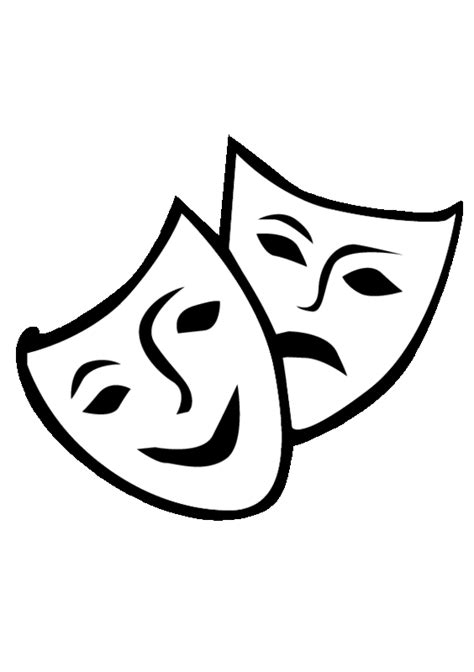 Theater Mask Vector Free - ClipArt Best