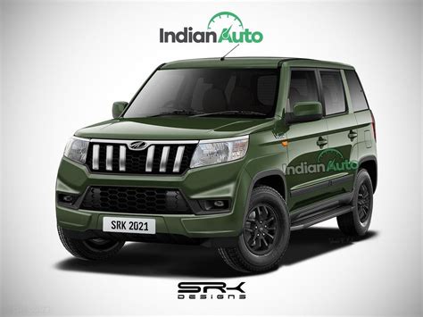 Mahindra Bolero Neo (TUV300 Facelift) Visualized In Digital Rendering