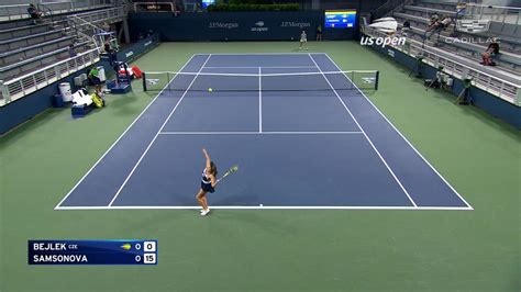 Sara Bejlek vs. Ludmilla Samsonova Highlights | Round 1 - US Open ...