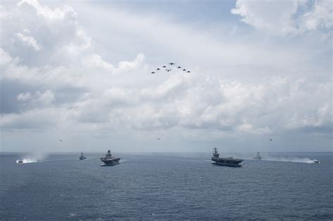 Nimitz Carrier Strike Group And Makin Island Amphibious Readiness Group ...