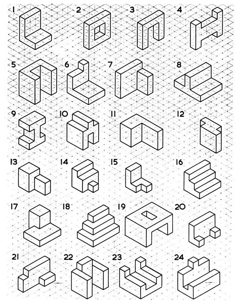 Isometric And Orthographic Drawing Worksheets at GetDrawings | Free ...