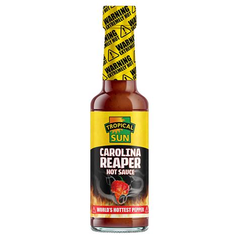 Tropical Sun Carolina Reaper Hot Sauce 148ml