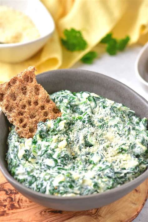 Gluten-Free Spinach Dip (Dairy-Free, Vegan) - Dish by Dish