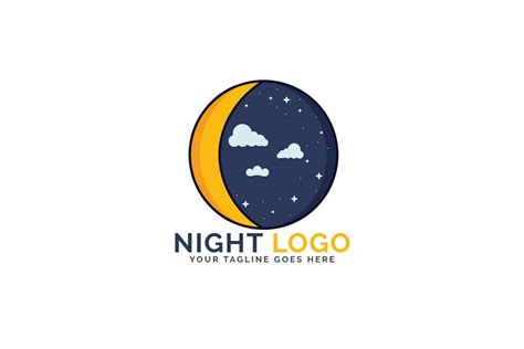 Night logo design.