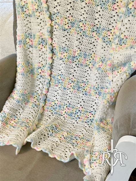 Rainbow Baby Blanket / Crochet Baby Blanket / Nursery - Etsy