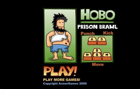 Hobo Prison Brawl Action Game - Unblocked Games