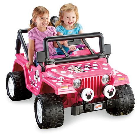 Fisher Price Power Wheels Disney Minnie Mouse Jeep - Walmart.com