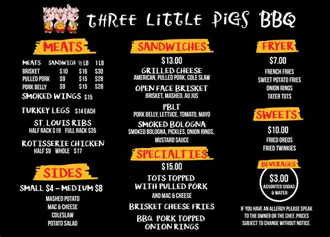 Three Little Pigs BBQ Food Truck | Find us Westchester and Connecticut