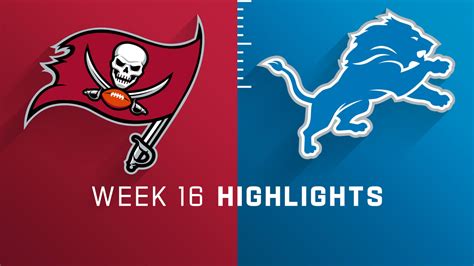 Tampa Bay Buccaneers vs. Detroit Lions highlights | Week 16