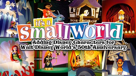 "it's a small world" at Magic Kingdom Adding Disney Characters to the ...