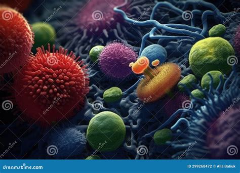 Bacteria, Microscopic Unicellular Organisms, Microorganism, Under Microscope Zoomed in, Study ...