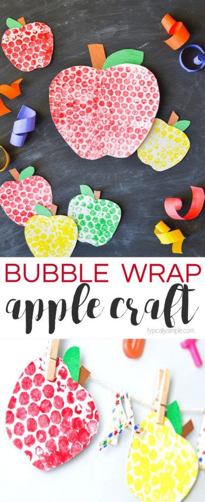 30 Easy Apple Crafts For Your Kids - DIYnCrafty