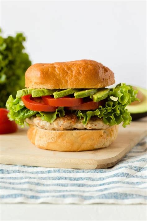 Healthy Ground Chicken Burgers (Gluten Free) | Hot Pan Kitchen | Gluten ...