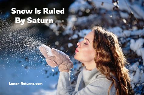 What Rules Snow in Astrology | Lunar Returns