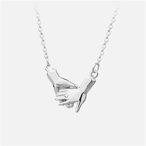 Friendship Necklace sterling Silver - Etsy