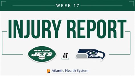 Jets Injury Report | Week 17 vs. Seahawks - Friday