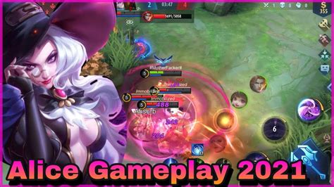 ALICE GAMEPLAY 2021 | ALICE MOBILE LEGENDS | ALICE BEST BUILD 2021 | ALICE TOP 1 GAMEPLAY ...