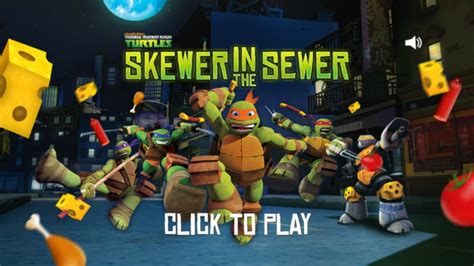 Nick Games: TMNT - Skewer In The Sewer - YouTube