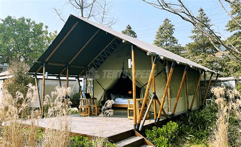 40.5 Sqm Luxury Safari Tent L for Glamping | Canvas Safari Tents ...