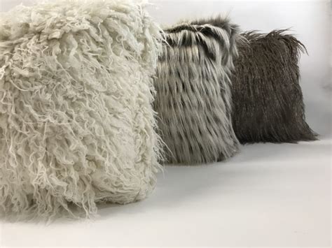 Faux Fur Throw Pillows - YachtBedding.com