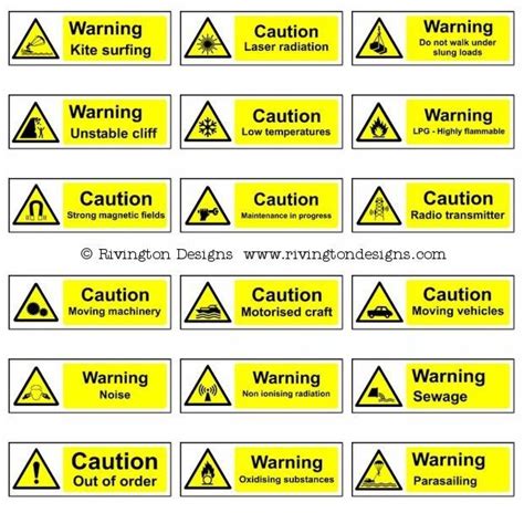 free printable caution sign template - Clip Art Library | Clip art, Printable signs free, Sign image