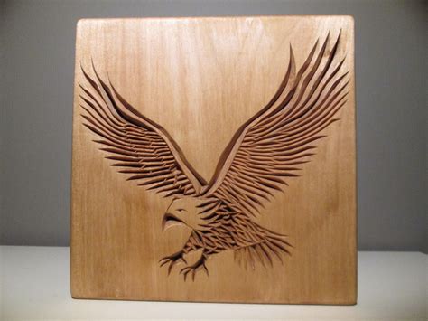 Image result for relief eagle carving Unique Wood Carving, Wood Carving Designs, Wood Carving ...