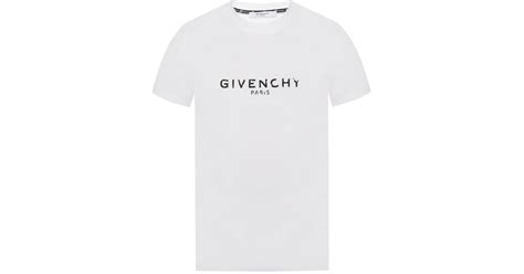 Givenchy Cotton Logo T-shirt White for Men - Lyst