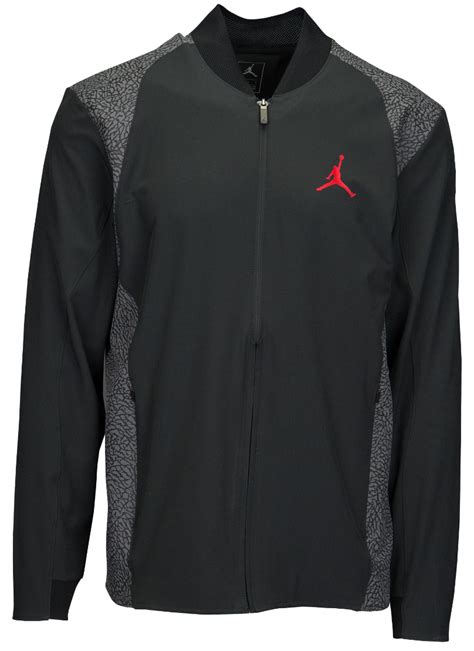 Black Cement 3s Jordan Elephant Jacket | SneakerFits.com