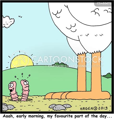 Early Worm Cartoons and Comics - funny pictures from CartoonStock