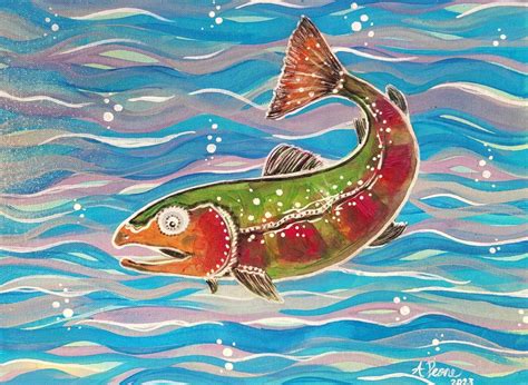 Sacred Salmon Painting Workshop with Annette Peone - Coeur d’Alene ...