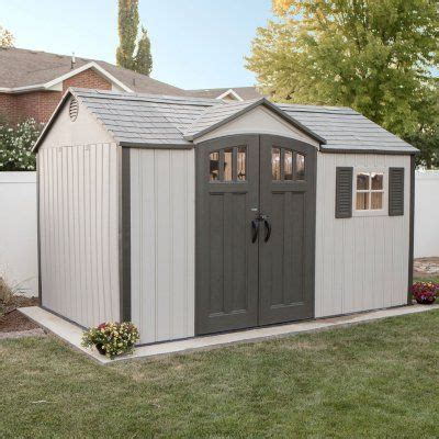 Lifetime 12.5' x 8' Outdoor Storage Shed | Cobertizos de almacenamiento, Deposito de jardin ...