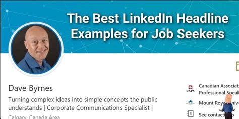 LinkedIn Headline Examples for Job Seekers