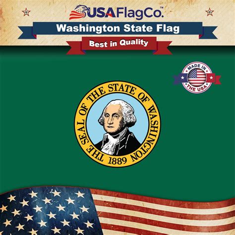 Washington Flag - Outdoor State Flags (Made in USA) by USA Flag Co.