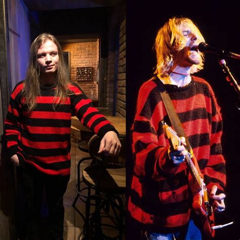 Kurt Cobain Sweater, Striped Sweater, Jumper Sweater, Oversize Sweater, Men's Sweater, Grunge ...