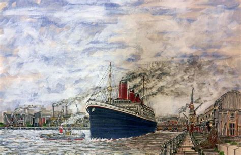 Titanic at Southampton Dock – Outside In