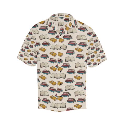 Book Pattern Print Design 04 Men's Hawaiian Shirt - JorJune