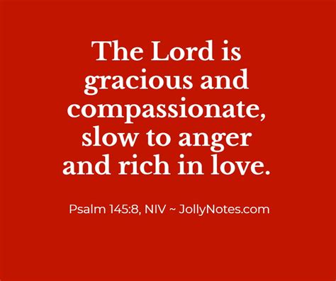 The Lord Is Gracious And Compassionate. The Lord Is Gracious And ...