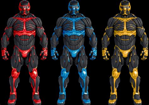 Crysis 2 nanosuit colorable by micro5797 on DeviantArt